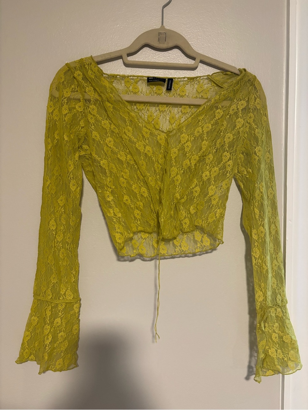 ASOS Lace Cropped Blouse